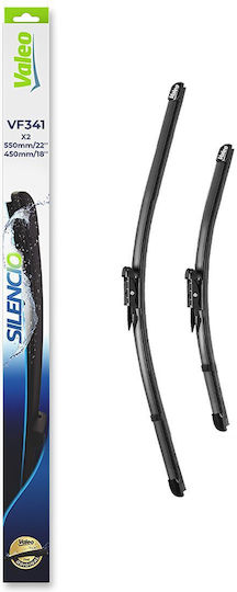 Valeo Silencio X.trm x2 Σετ Μπροστινοί Υαλοκαθαριστήρες Αυτοκινήτου 555mm/455mm