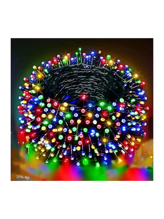 200 Luminite LED 5m. Multicolore tip Șir 1buc 200 Luminite LED 5m. Multicolore tip Șir 1buc