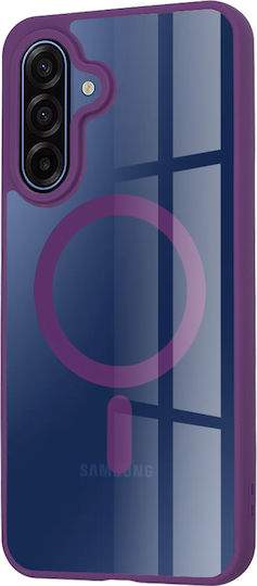 Techsuit Umschlag Rückseite Silikon Lila (Galaxy A17Oppo A17)