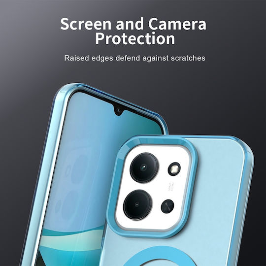 Techsuit Candycase Umschlag Rückseite Kunststoff / Silikon Blau (Redmi 15C 4G)