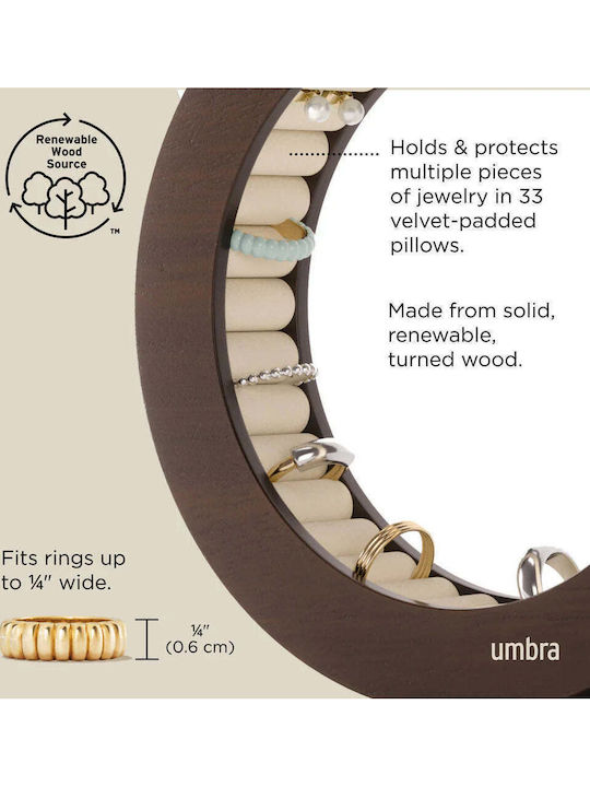 Umbra Holzständer Für Schmuck Braune