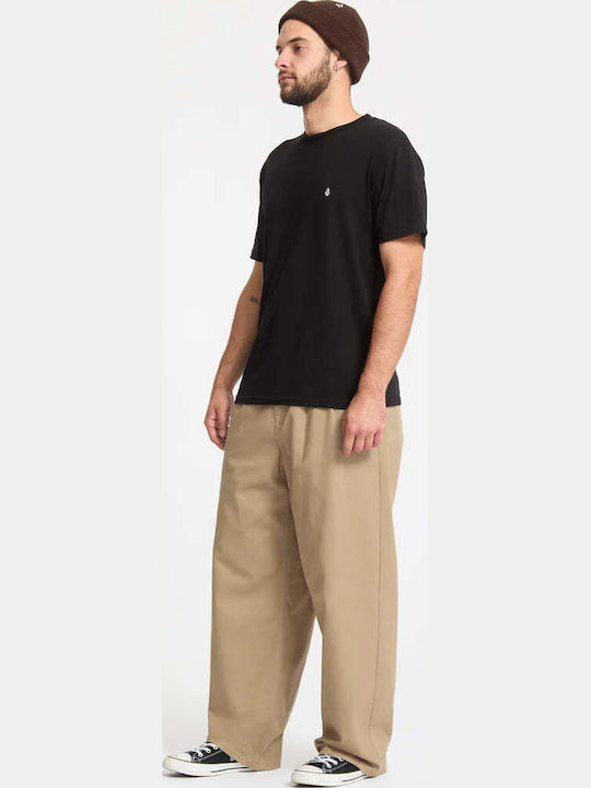 Παντελόνι Chino σε Relaxed Εφαρμογή Χακί