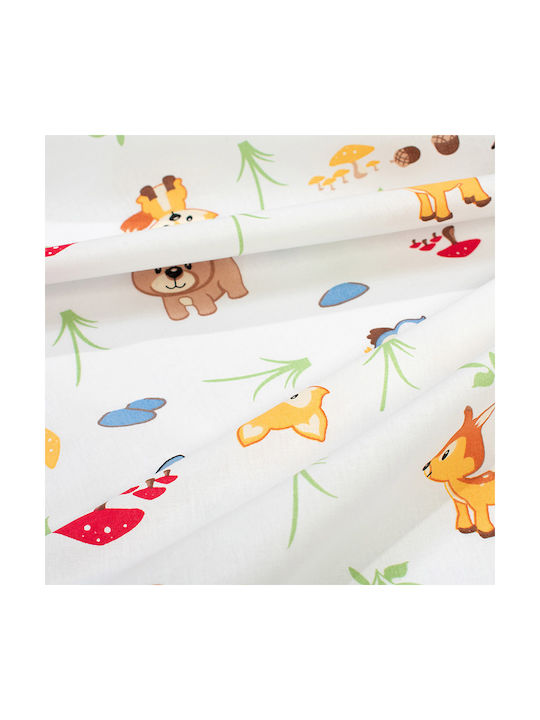 Dimcol Baby Sheet Cradle Cotton 80x110cm