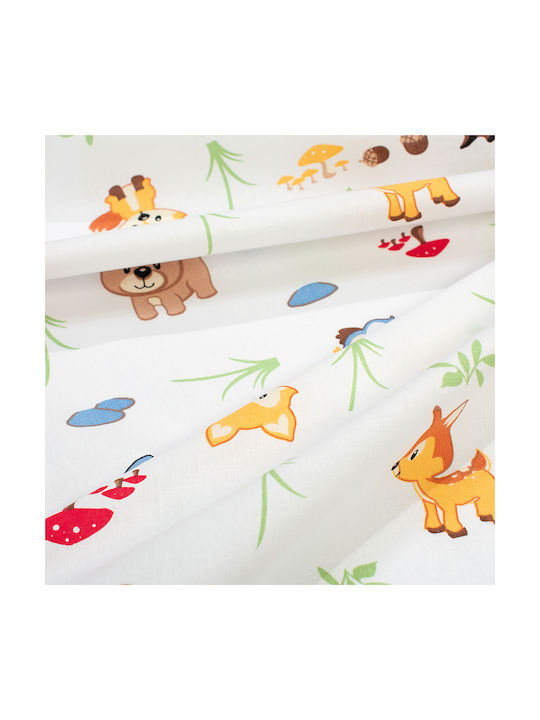 Dimcol Baby Sheet Cradle Cotton 80x110cm