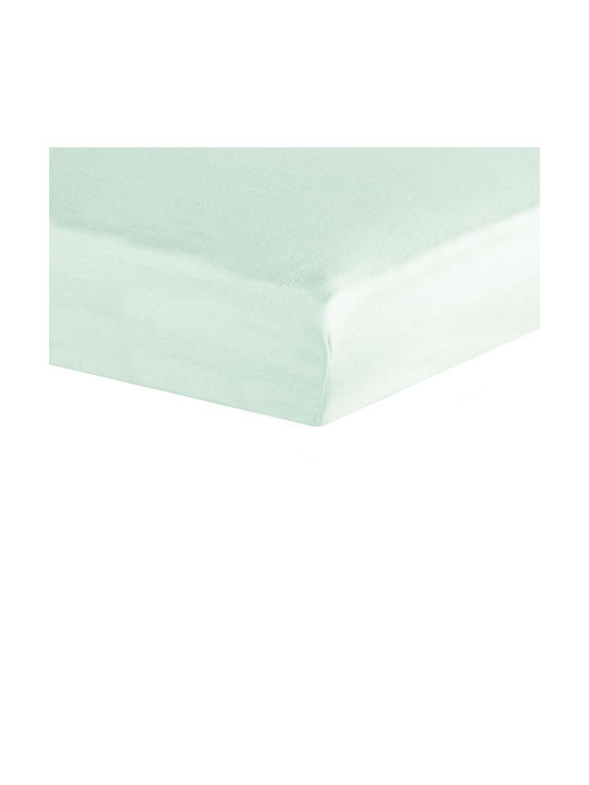 Trois Kilos Sept Lenjerie De Patut Bebe Cu Cauciuc Verde 70x140cm
