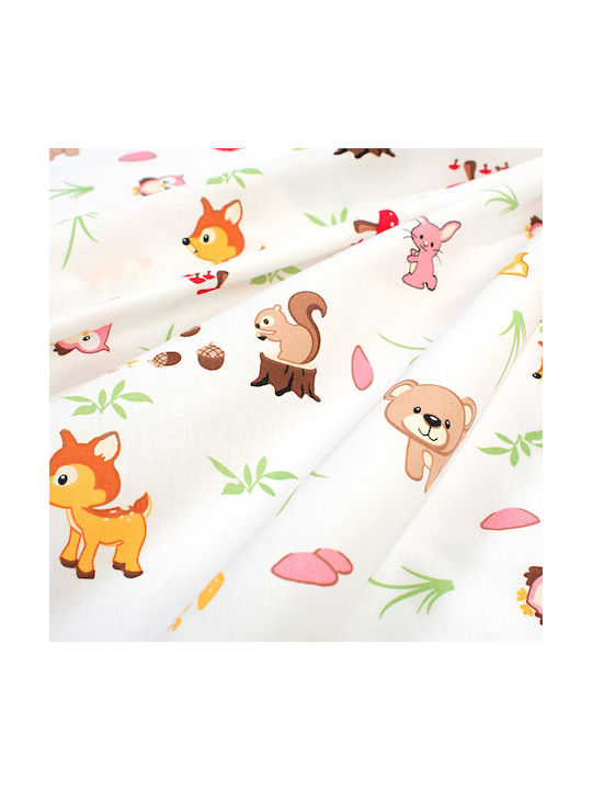 Dimcol Baby Sheet Crib Cotton Fitted 70x140cm