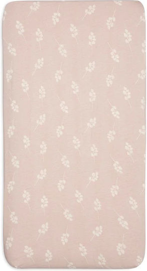 Jollein Baby Bettlaken Für Wiege Flanell Angepasst Rosa 70x140cm