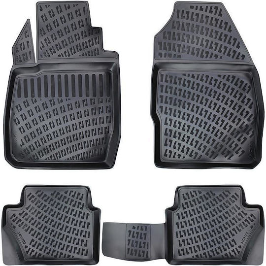 Umbrella Set Covorașe Față și Spate 4buc din Furtun pentru Ford Fuziune 2002-2012 Negre