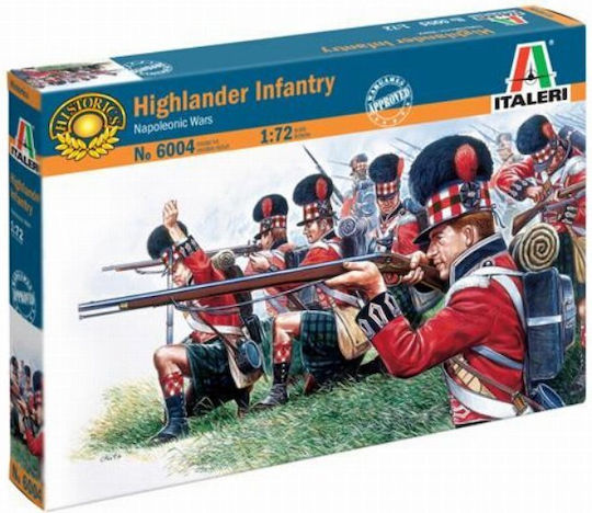 Italeri Φιγούρες Μοντελισμού Higlander Infantry Napoleonic Wars 1:72 No.6004