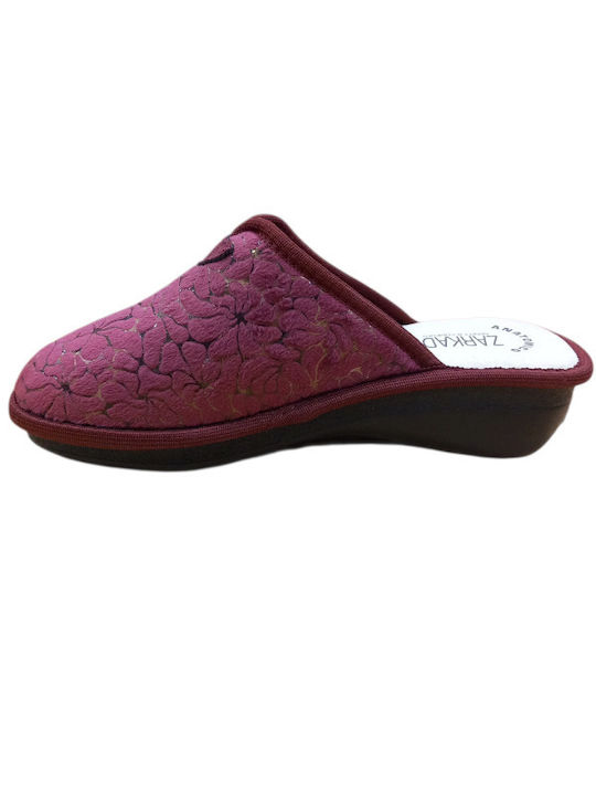 Winter Women's Slippers Burgundy