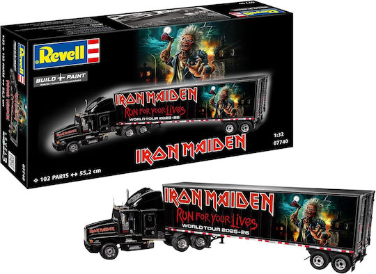 Iron Maiden Modellbausatz Tour Lkw 50. Jubiläum 55 cm