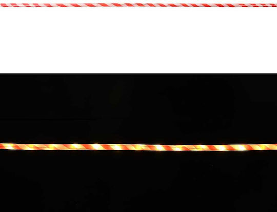 Christmas Light Tube Warm White Battery 2400 Light Bulbs 100m