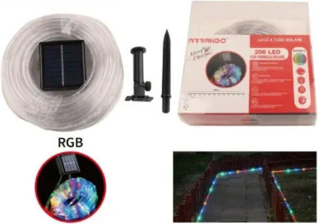 Φωτοσωλήνας 50 Λαμπάκια 220V RGB 5m