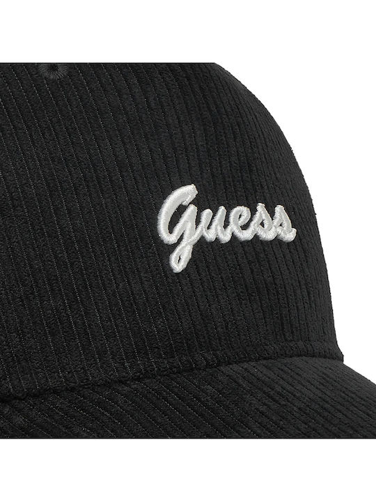 Guess Corduroy Baseball Cap Women's Guess Black V5bz10wf760-jblk