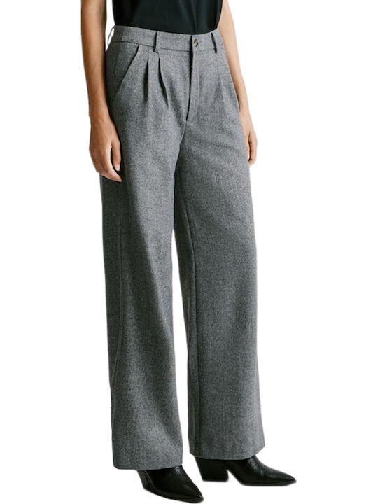 Damen Stoff Hose Gray