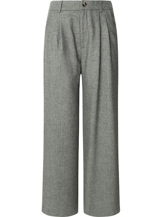 Damen Stoff Hose Gray