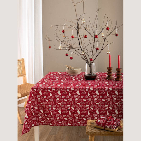 Palamaiki Red Tablecloth