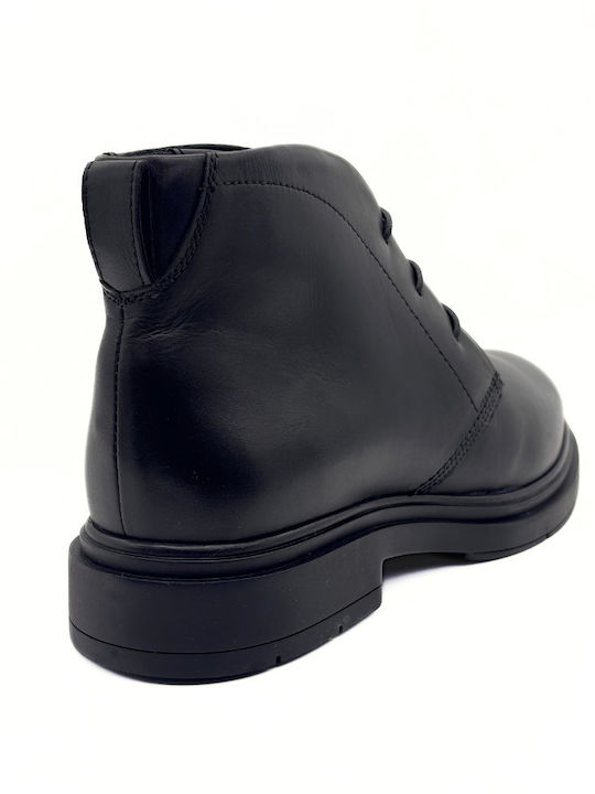 Leather Black Men's Boots