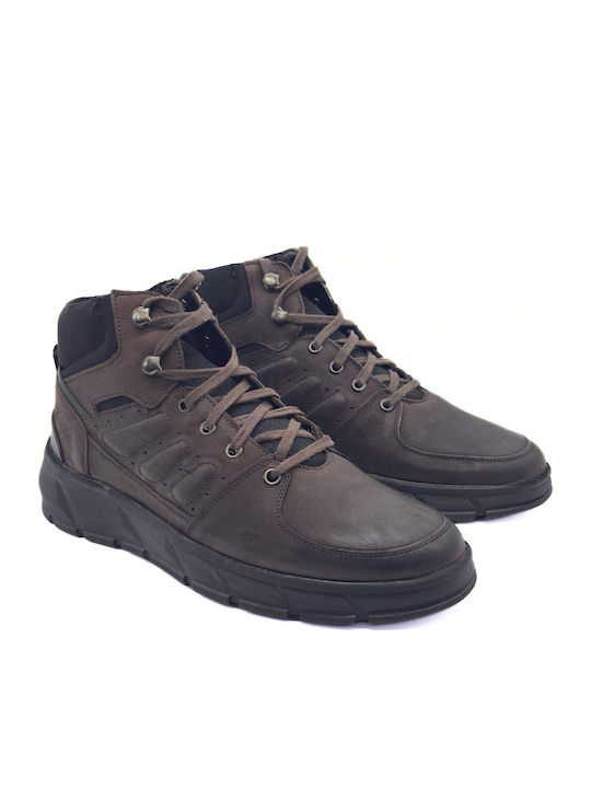 Leather Brown Men's Boots