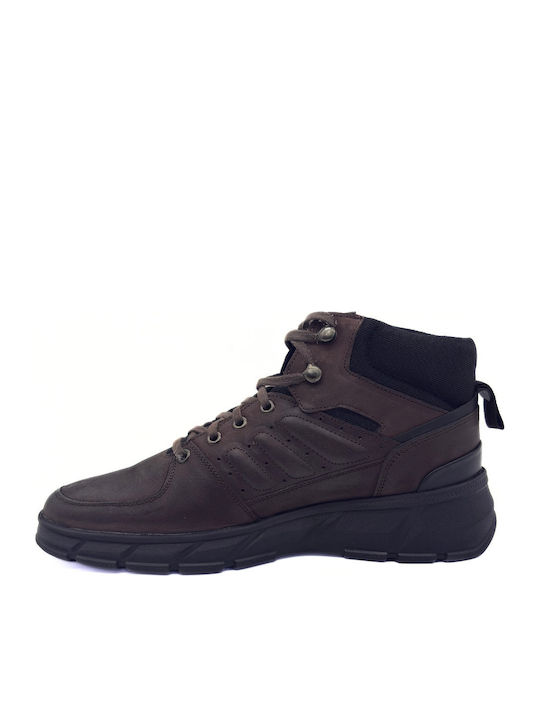 Leather Brown Men's Boots