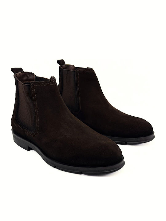 Leather Brown Chelsea Boots