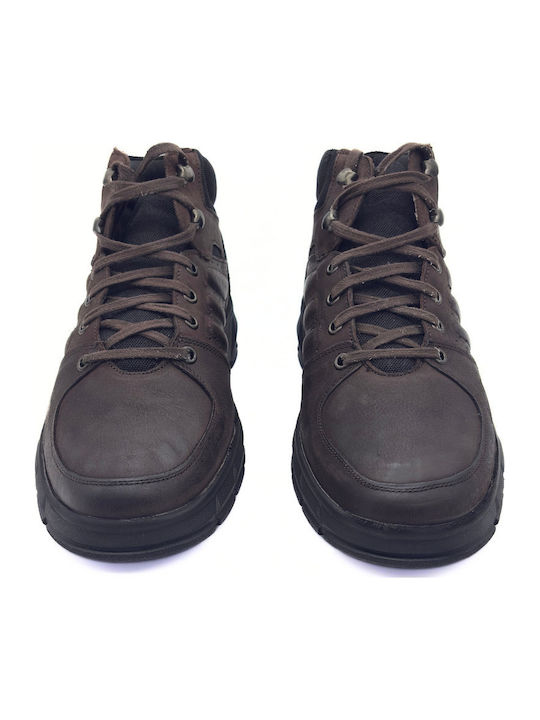 Leather Brown Men's Boots