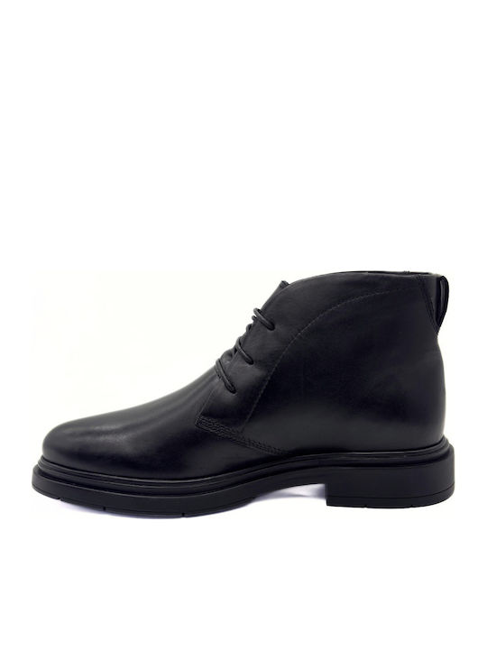 Leather Black Men's Boots