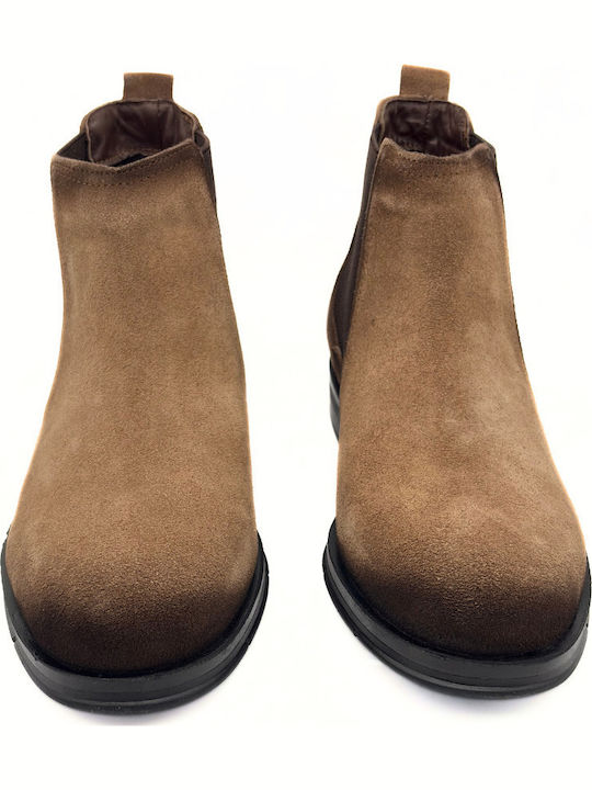 Leather Tabac Brown Chelsea Boots