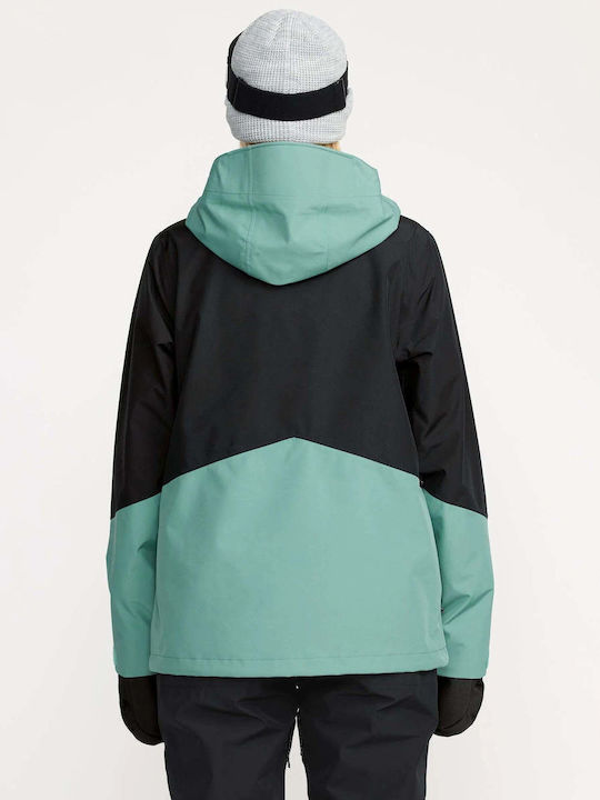 Volcom Insulated H0452603-ATB Γυναικείο Μπουφάν Gore-Tex για Σκι & Snowboard Μπλε