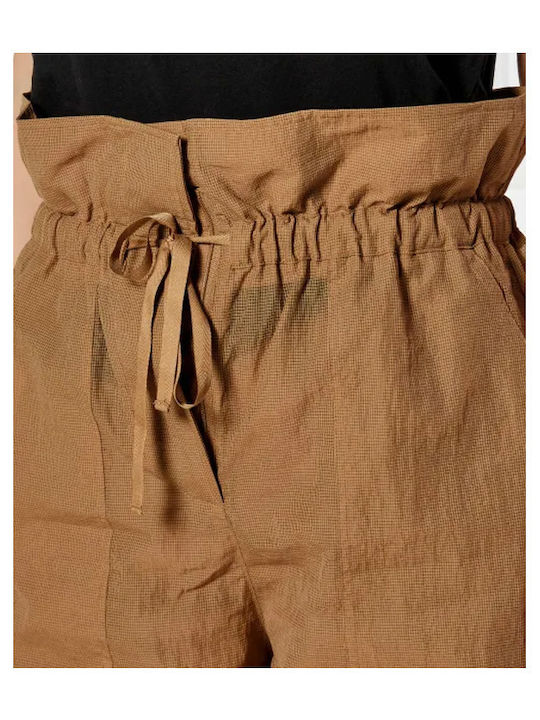 Somebody Γυναικείο Υφασμάτινο Παντελόνι Beige