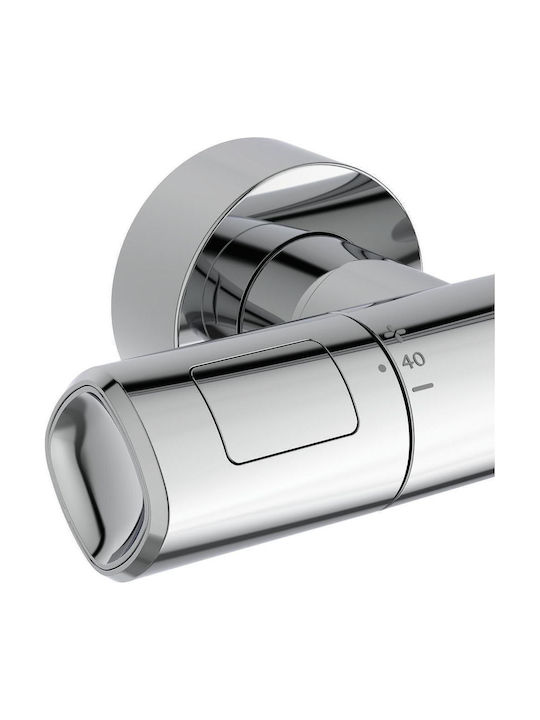 Vidima Duschsäule mit Armatur Silber