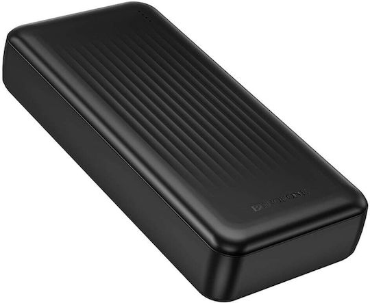 Borofone BJ78 Power Bank 20000mAh with 2 USB-A Ports Black
