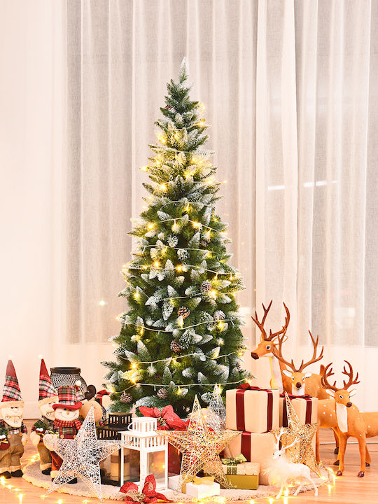 Christmas Tree Slim Snowy 180cm with 630 Branches