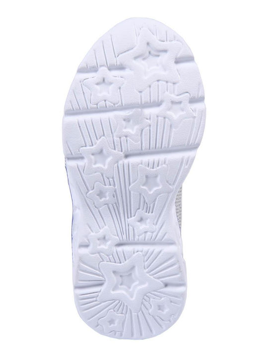 Kinder Sneakers mit Klettverschluss & Lichtern Lila