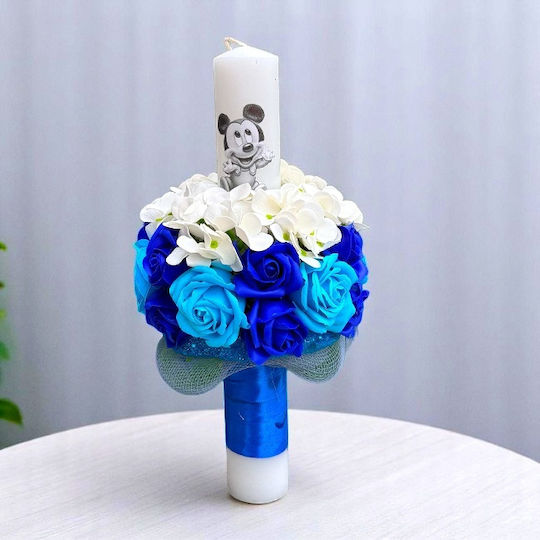 Velve Lumânare de Botez cu tema Mickey