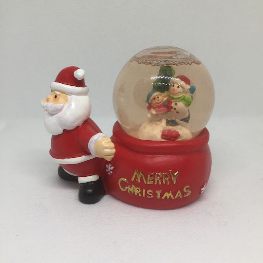 Christmas Snowball with Santa Claus 6.7x5.4x8cm
