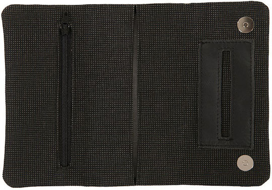 Mestango Tobacco Pouch With Snap Closure 15.5x8cm Black