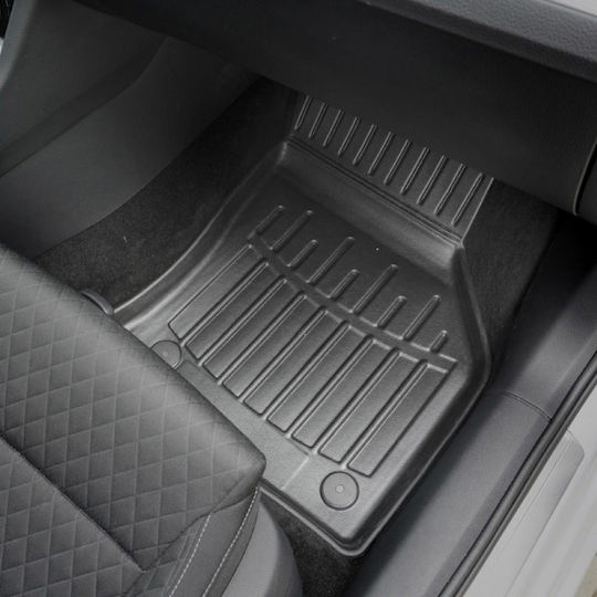 Umbrella Set of Front and Rear Mats 2pcs for Mazda 6 2008-2012 Black