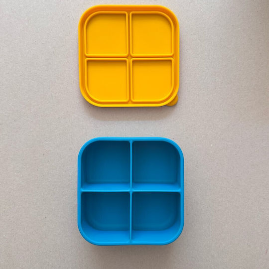 Τάπερ Φαγητού Μπλε Κίτρινο Snackbox Blue Yellow