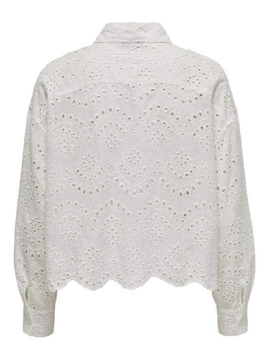 Long Sleeve Women's White Shirt