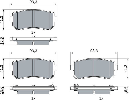 Bosch Disc Brake Pad Set
