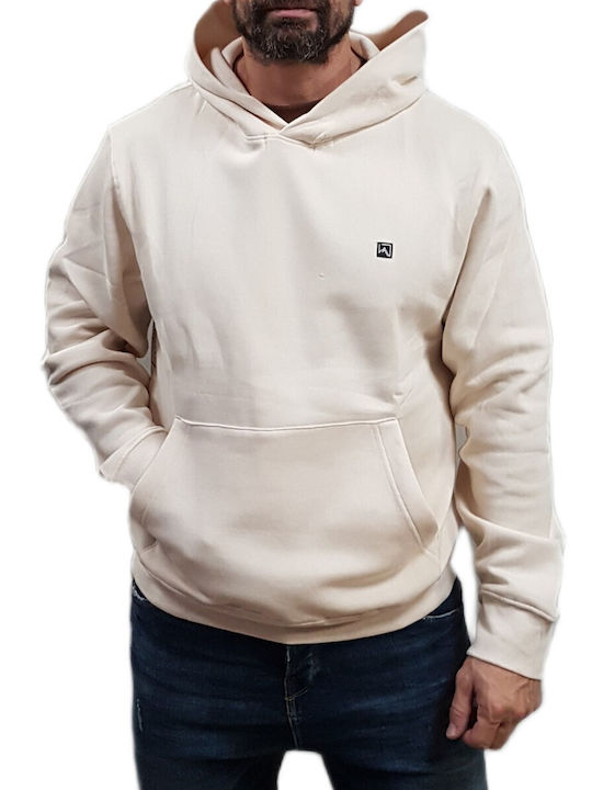 Jack & Jones Sweat Whitecap Gray, White with Hood