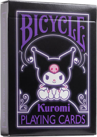 Cărți De Joc Bicycle Kuromi Sanrio Negru Roz Mov