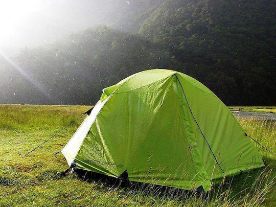 Trimm Frontier-D Χειμερινή Σκηνή Camping Igloo Ορειβασίας Πράσινη με Διπλό Πανί για 3 Άτομα Αδιάβροχη 4000mm 310x220x115εκ.