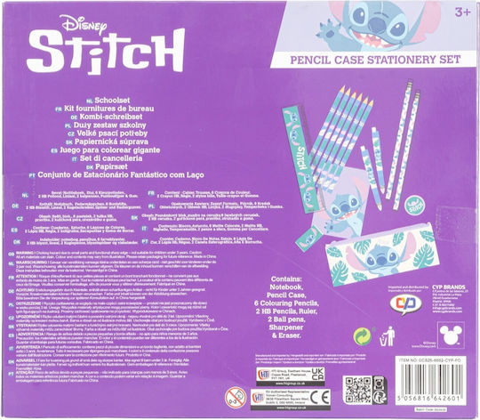 Set De Papetărie Pentru Copii Penar Lilo & Stitch 14 Bucăți