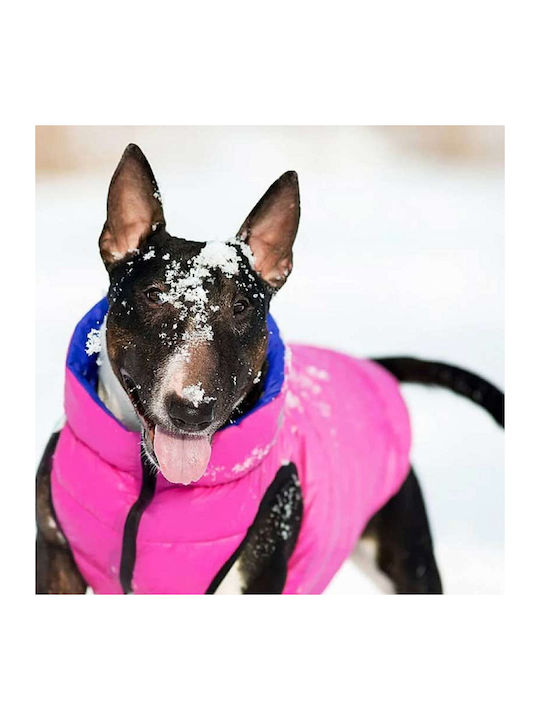 M47_Waudog Airyvest Dog Coat Reversible Pink-Purple