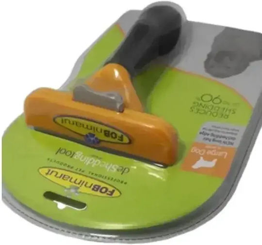 FOBnimarut Pieptene Mare pentru câini cu părul lung cu Razor pentru Îngrijirea Blănii Galben