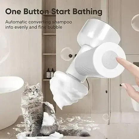 Automatic Bath Brush for Pets Soap Dispenser