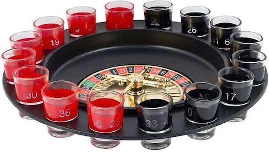 Casino Roulette Drinking Game from Plastic Set of 18pcs V0203055