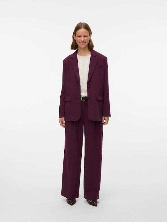 Vero Moda Women's Blazer Bordeaux
